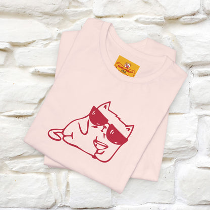 "I’m Happy, Which Often Looks Like Crazy" Cat T-Shirt| Front & Back Design | Nunu&Miao Studio