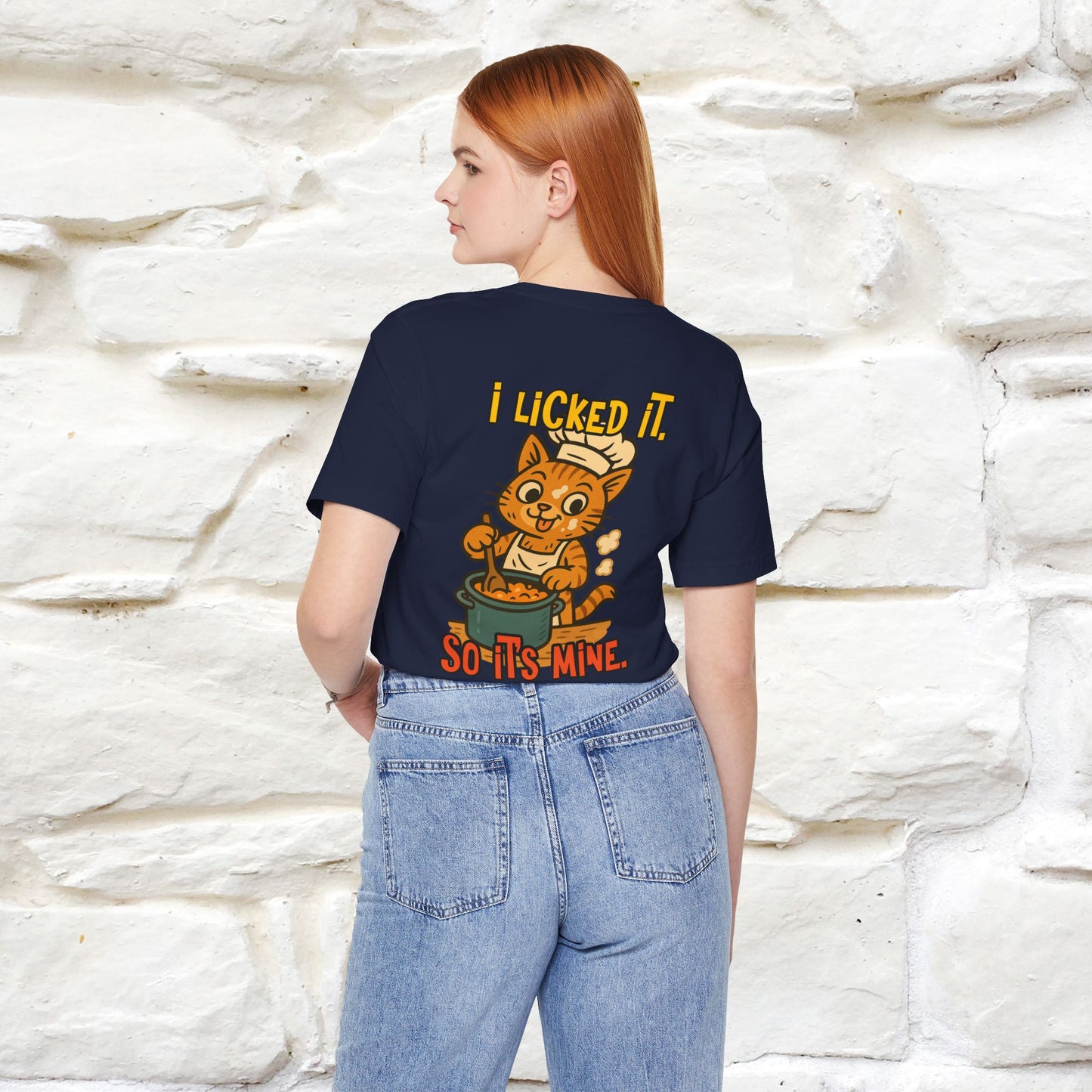 "I Licked It. It's Mine  " |Cat T-Shirt | Nunu&Miao Studio