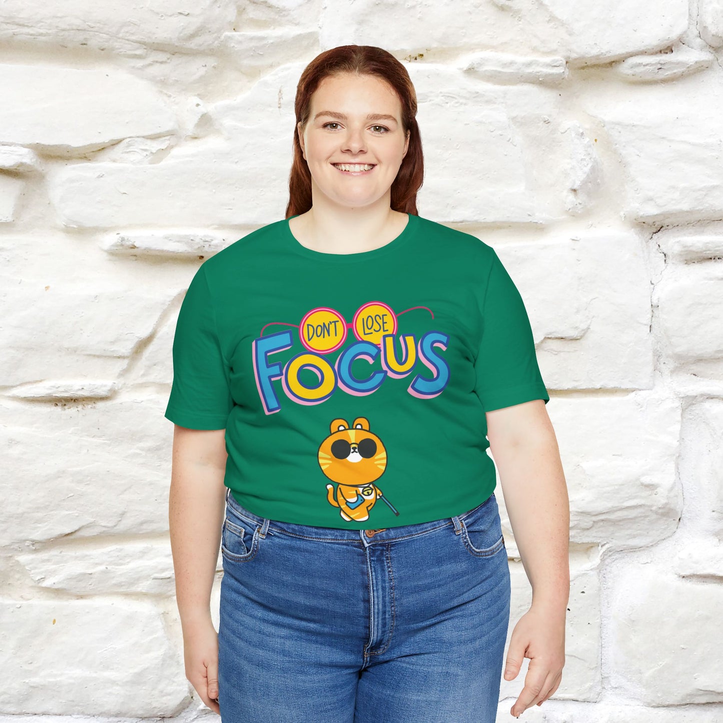 ''Don’t Lose Focus'' Cat T-Shirt | Nunu&Miao Studio