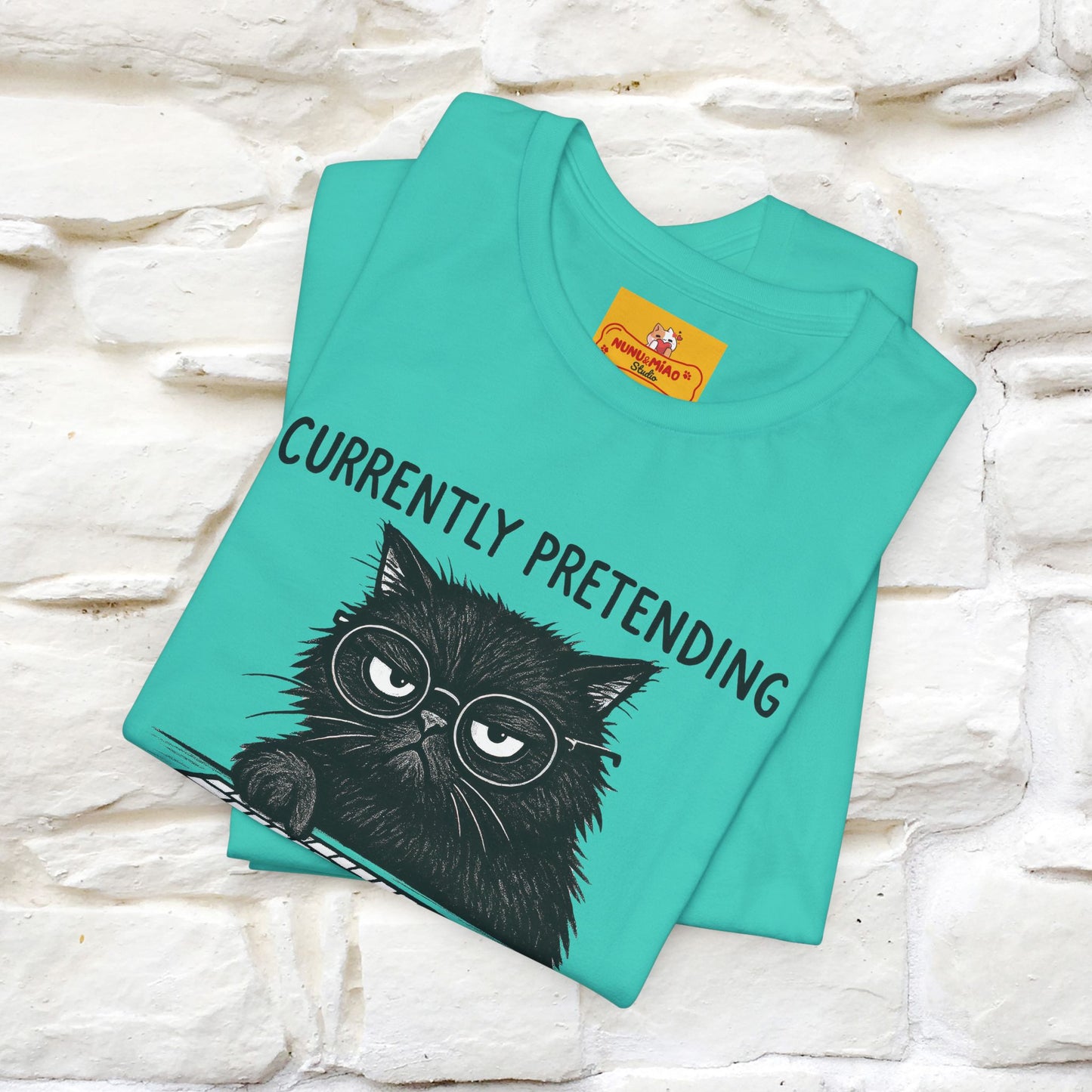 "Currently Pretending To Be Productive" |Cat T-Shirt | Nunu&Miao Studio
