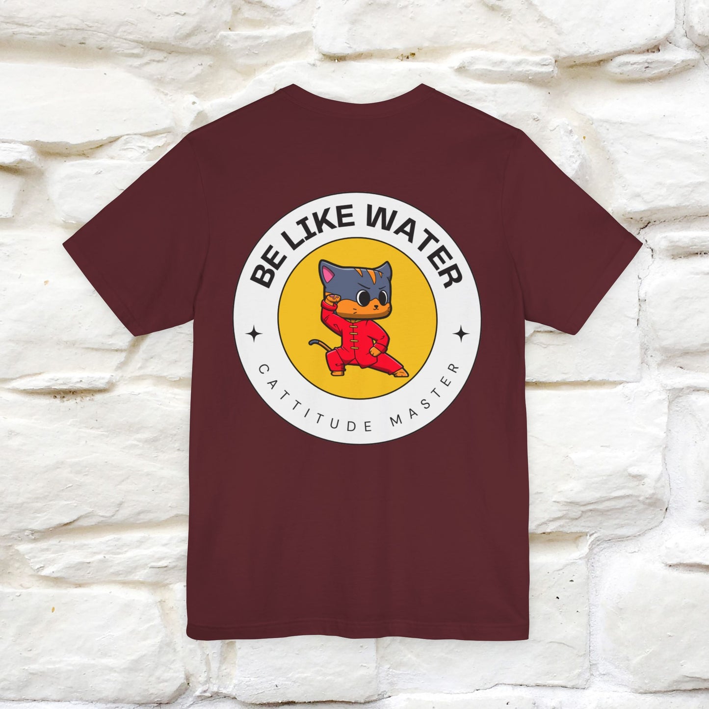 "Be Like Water: Cattitude Master | Cat T-Shirt |Nunu&Miao Studio