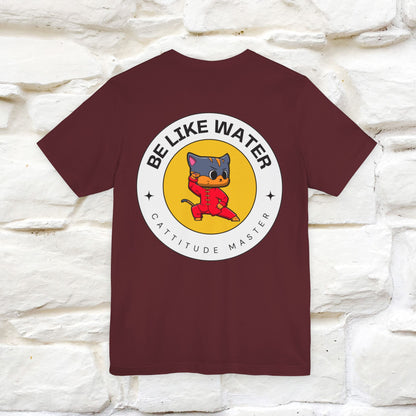"Be Like Water: Cattitude Master | Cat T-Shirt |Nunu&Miao Studio