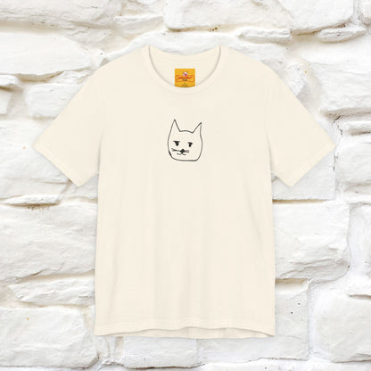 "Caos'' Cat T-Shirt Front and Back Design | Nunu&Miao Studio