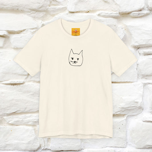"Caos'' Cat T-Shirt Front and Back Design | Nunu&Miao Studio
