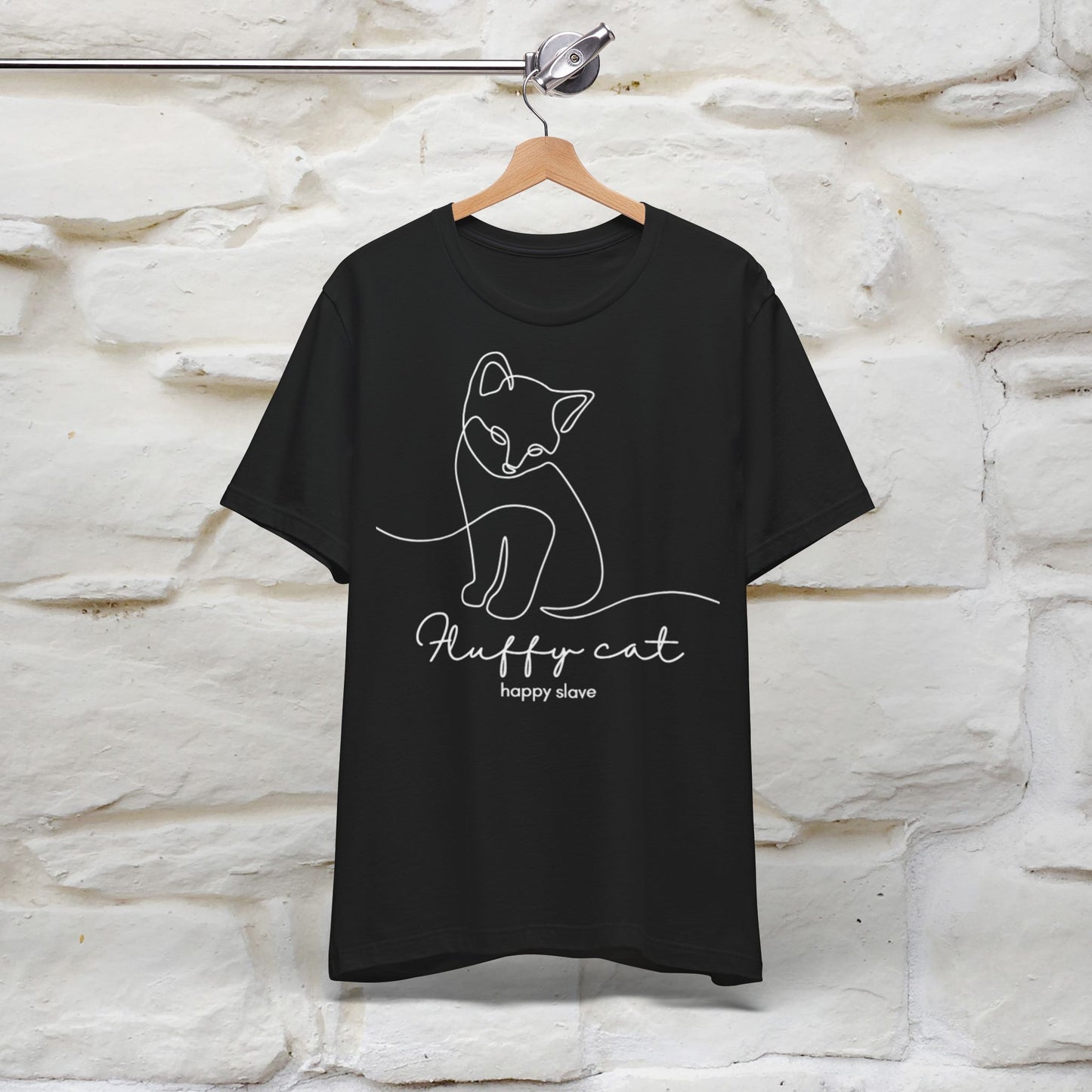 Happy Cat, Happy Slave: Quirky Cat T-Shirt for Men & Women | 100% Cotton*