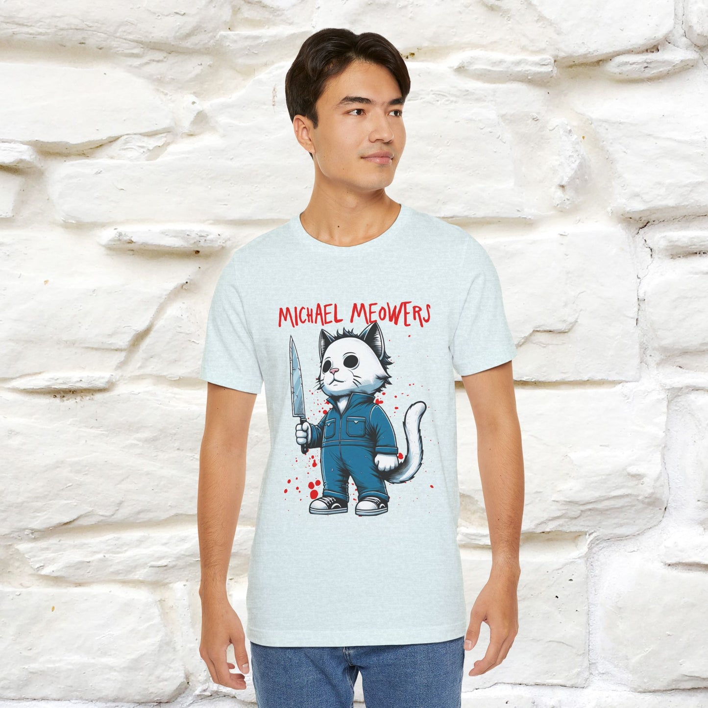 Michael Meowers T-Shirt | Playful Cat Parody Tee for Men & Women | 100% Cotton*