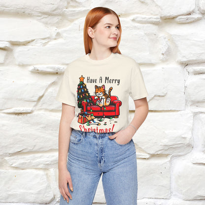 "Have A Merry..." |Funny Cat  T-Shirt | Nunu&Miao Studio