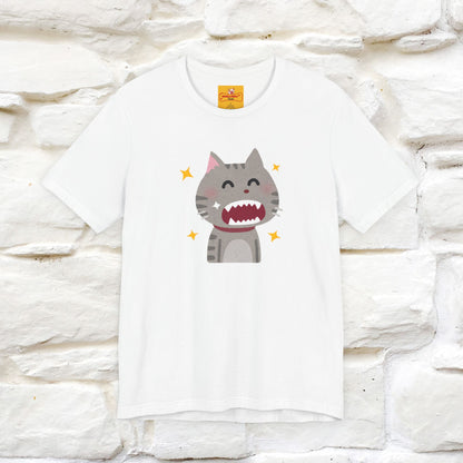 "Smile, Sparkle, Shine" Cat T-Shirt | Front & Back Design | Nunu&Miao Studio
