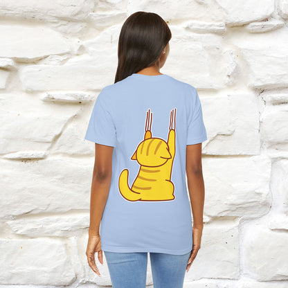 "It's Meawday" Cat T-shirt | Front & Back Design | Nunu&Miao Studio - Nunu&Miao Studio