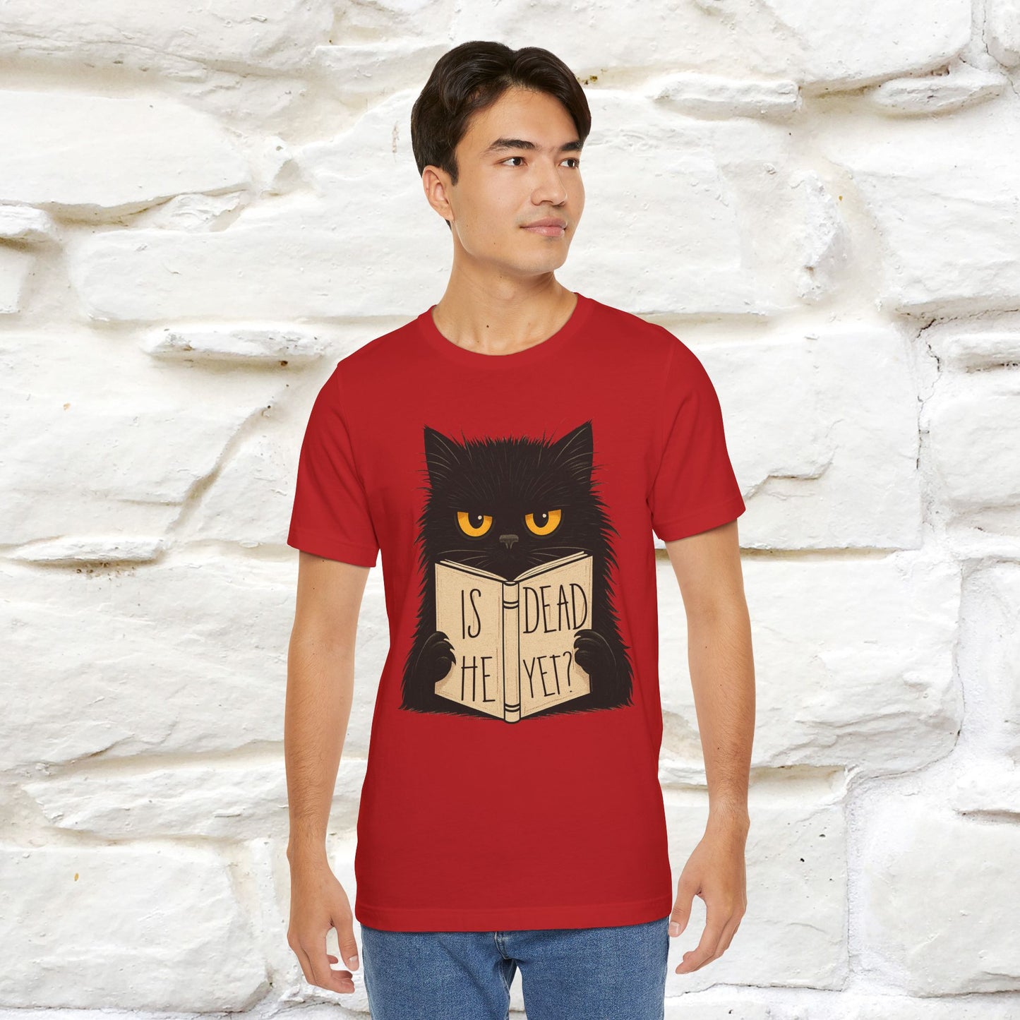 "Is He Dead Yet" |Cat T-Shirt | Nunu&Miao Studio