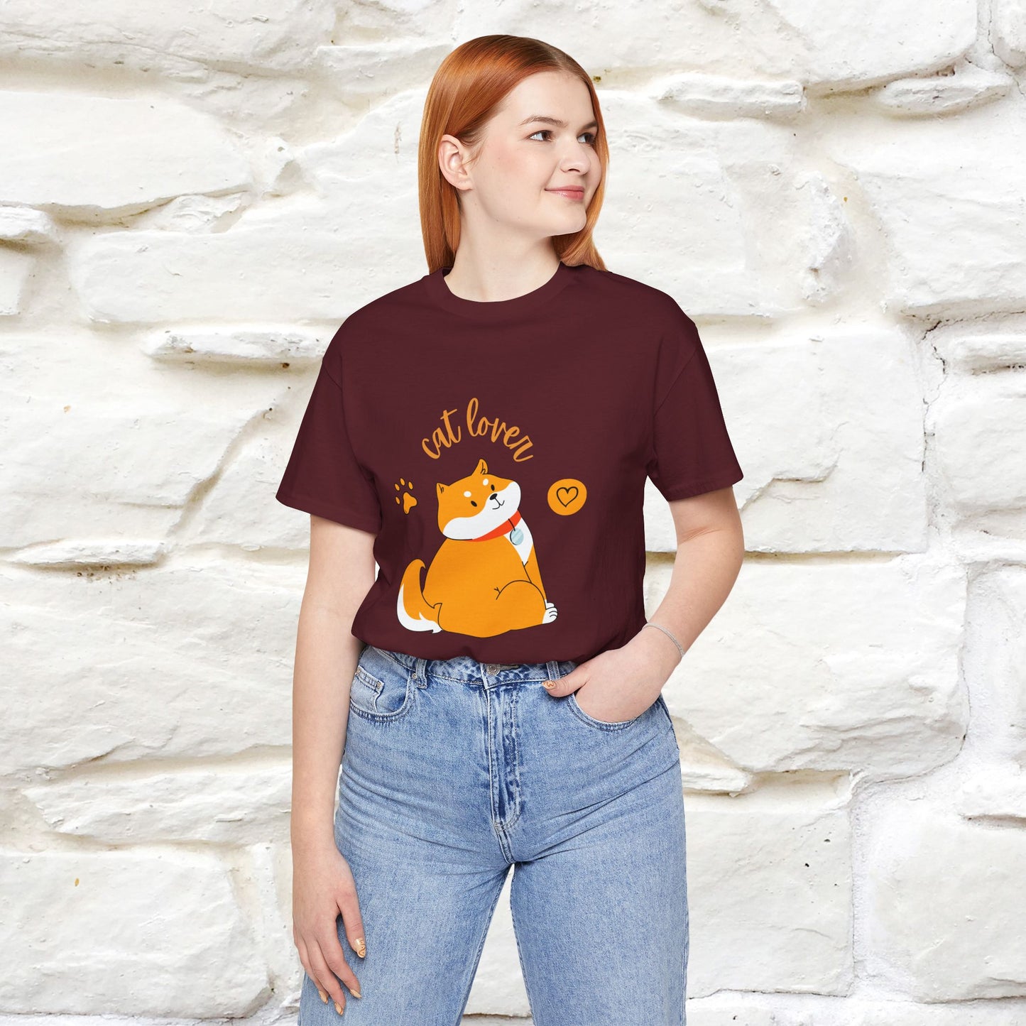 "Cat Lover" T-Shirt for Men & Women | 100% Cotton* | Purrfect Gift for Cat Enthusiasts