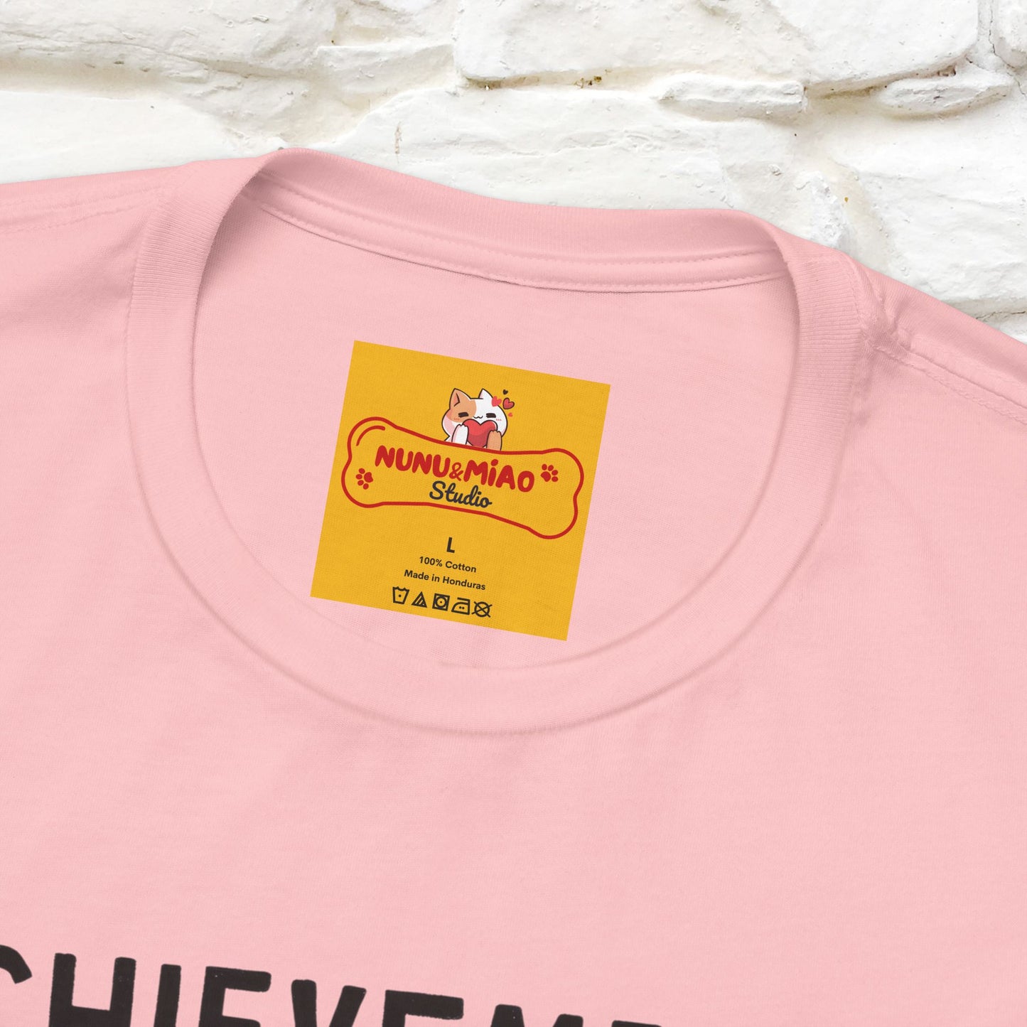 "Achievement Unlocked Bare Minimum." |Cat T-Shirt | Nunu&Miao Studio