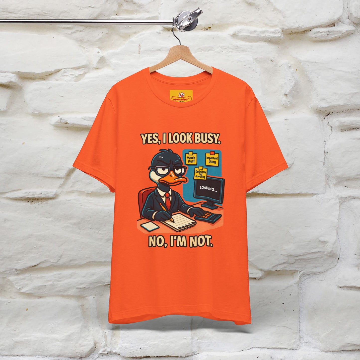 ''Yes, I Look Busy. No I'm Not.''|  Sarcastic Cat T-Shirt | Nunu&Miao Studio