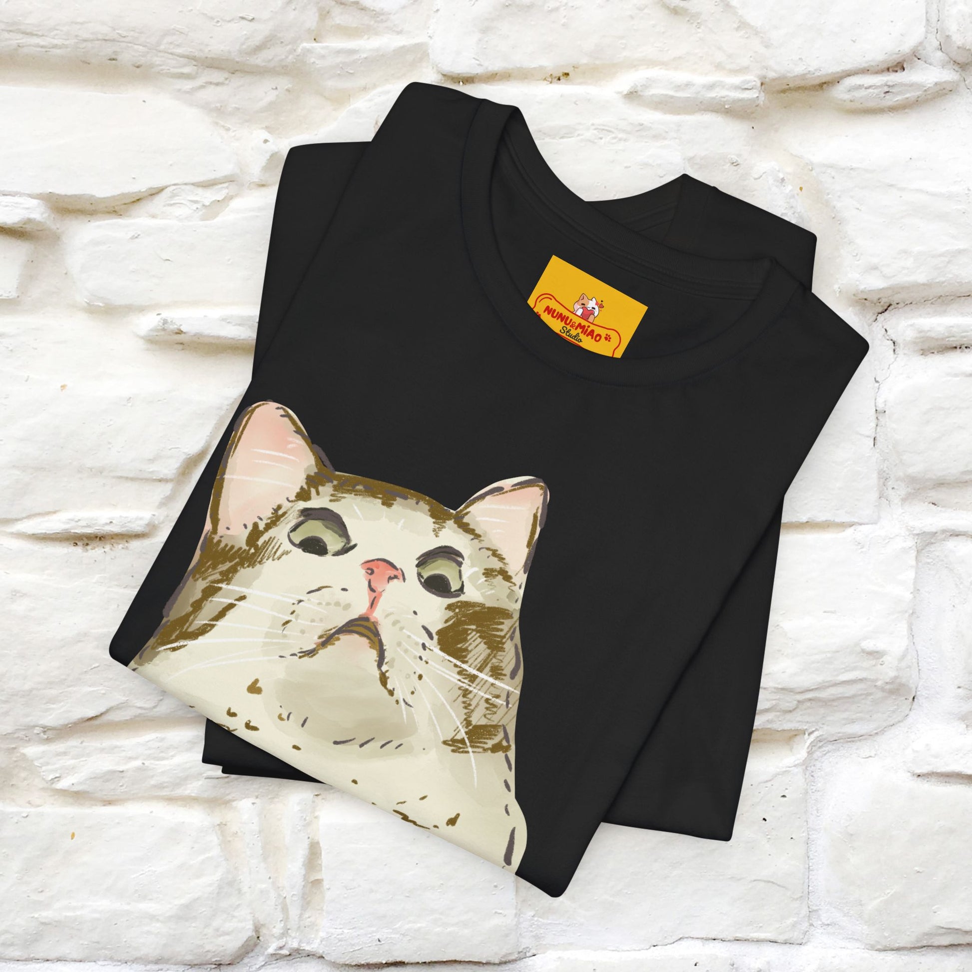 ''I Don't Do Mornings''  Cat T-shirt | Cat T-Shirt | Nunu&Miao Studio - Nunu&Miao Studio