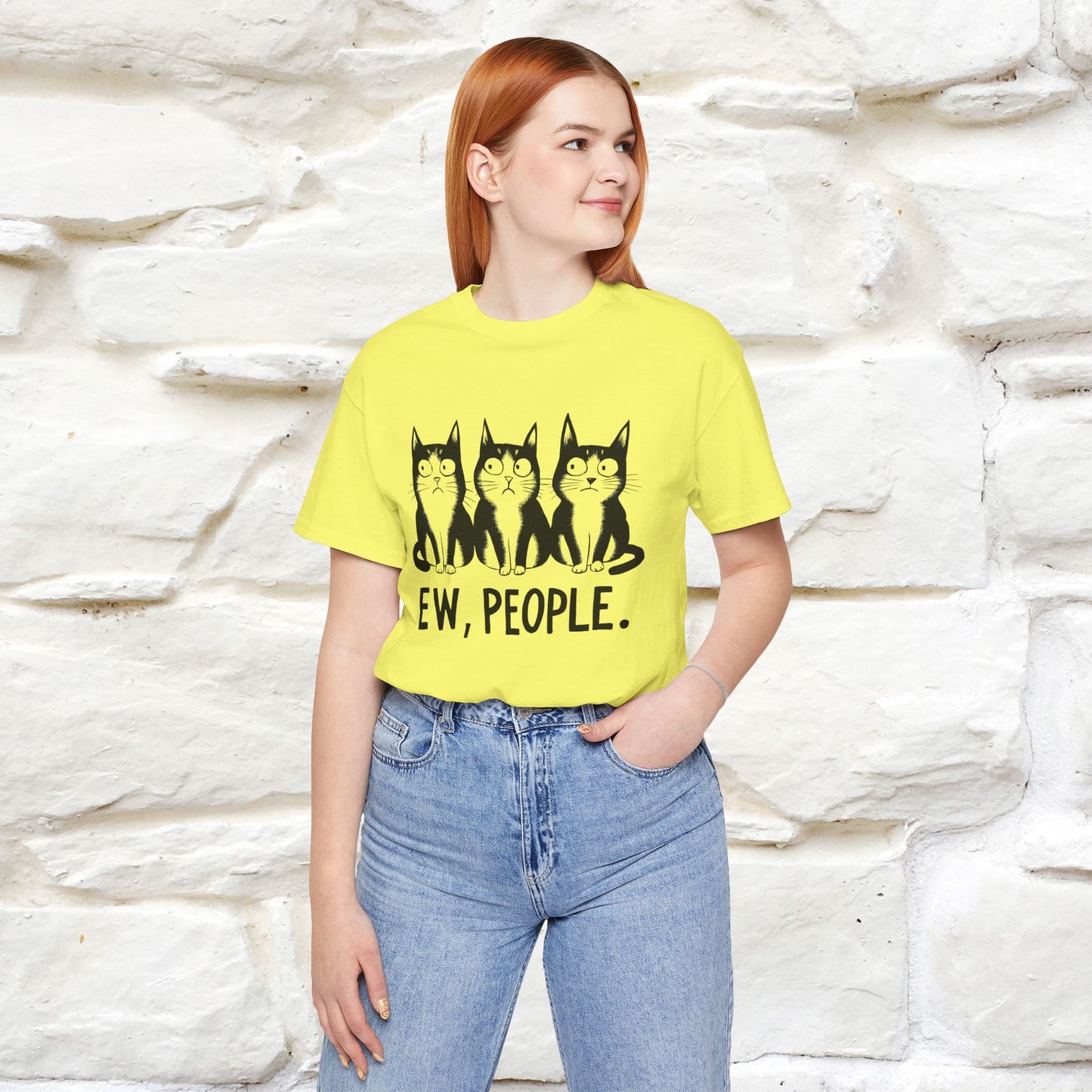 Ew, People | Funny Cat T-Shirt | Nunu&Miao Studio - Nunu&Miao Studio