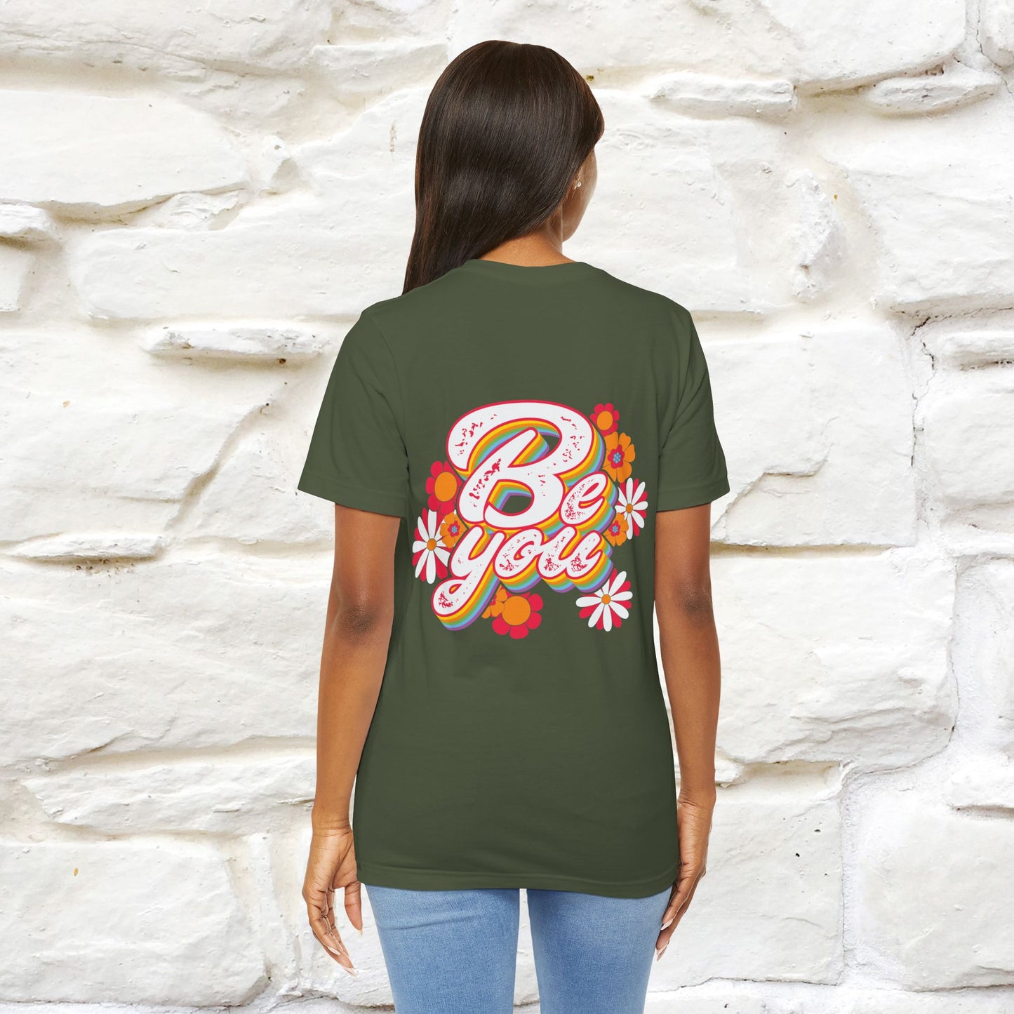 "Be You" Cat T-Shirt for Men & Women | Front & Back Design | 100% Cotton* 🐾