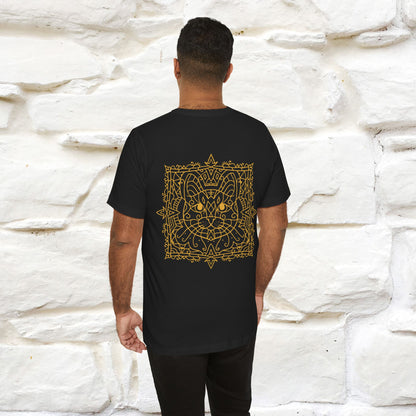 "Mandala Cat" Cat T-Shirt for Men & Women | Front & Back Design | 100% Cotton* 🐾