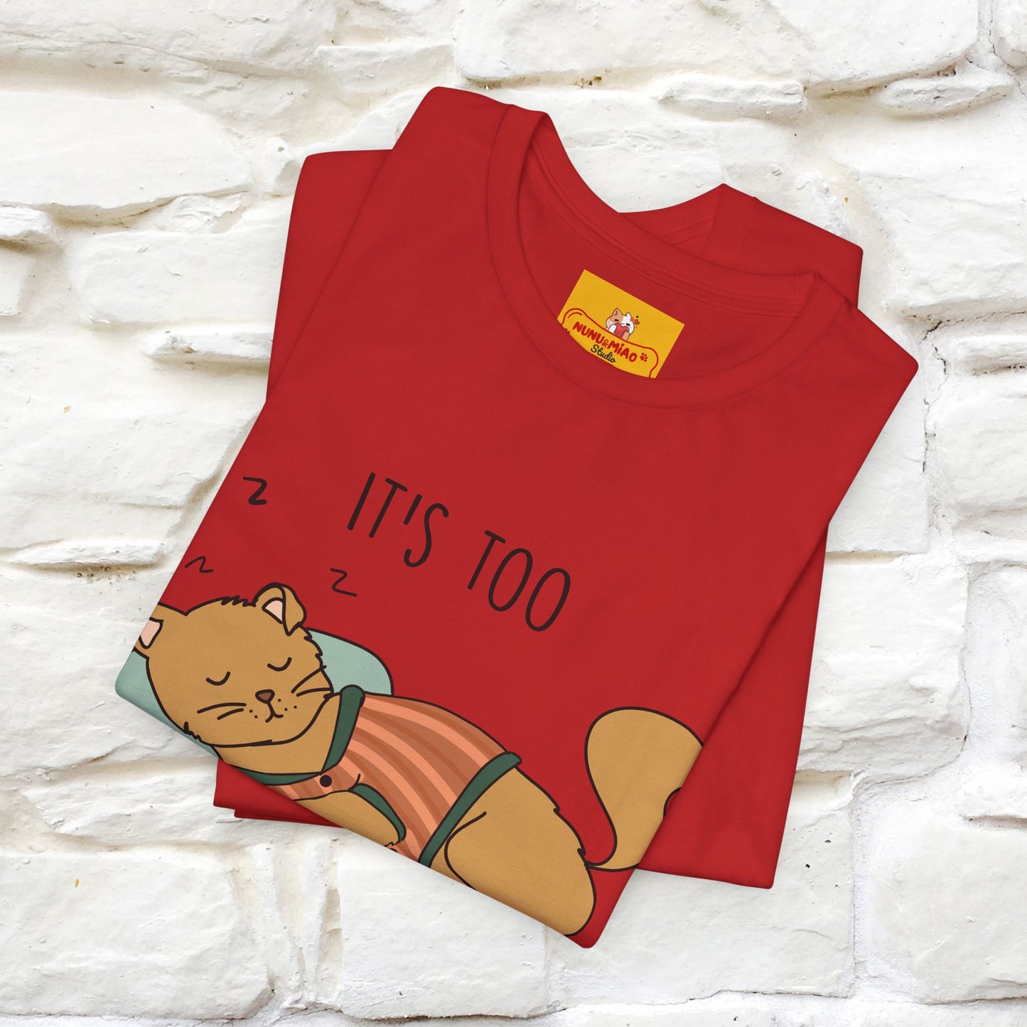 ''It’s Too Peopley Outside'' | Funny Cat T-Shirt | Nunu&Miao Studio
