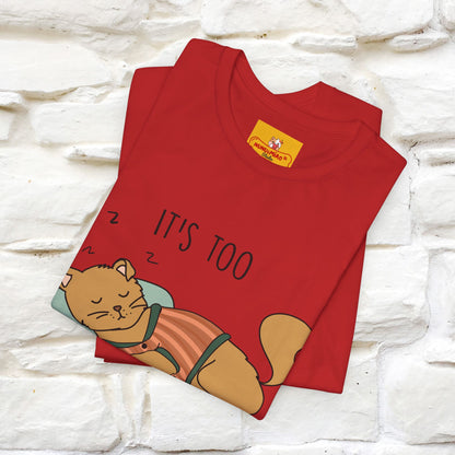 ''It’s Too Peopley Outside'' | Funny Cat T-Shirt | Nunu&Miao Studio