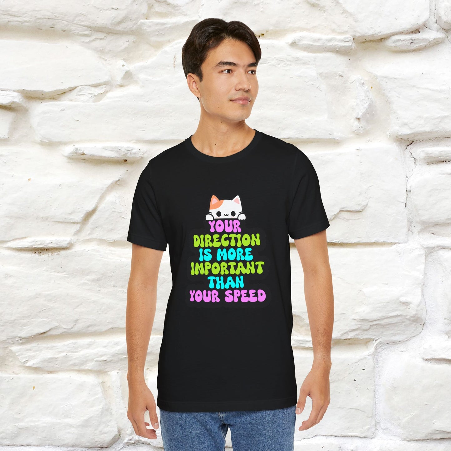 "Your Direction Is More ..." |  Cat T-shirt | Nunu&Miao Studio - Nunu&Miao Studio