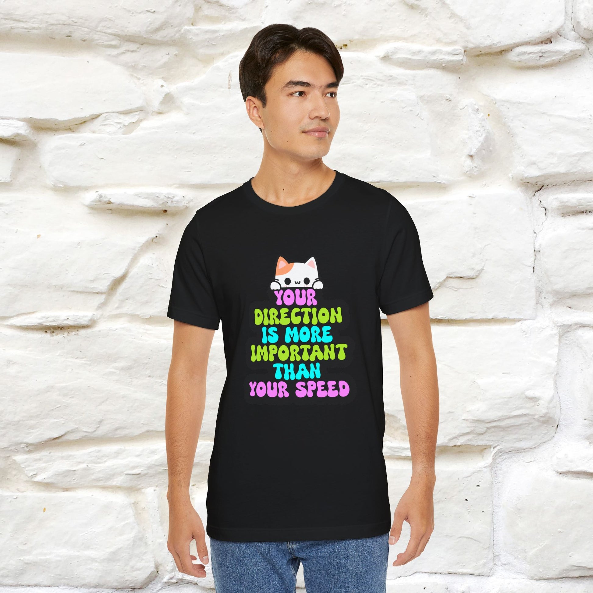 "Your Direction Is More ..." |  Cat T-shirt | Nunu&Miao Studio - Nunu&Miao Studio