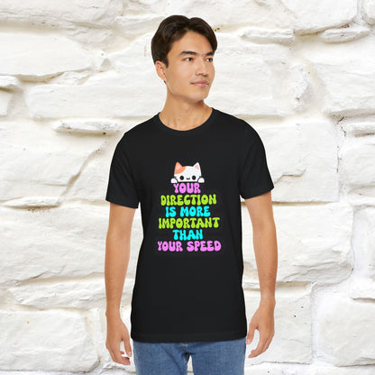 "Your Direction Is More ..." |  Cat T-shirt | Nunu&Miao Studio - Nunu&Miao Studio