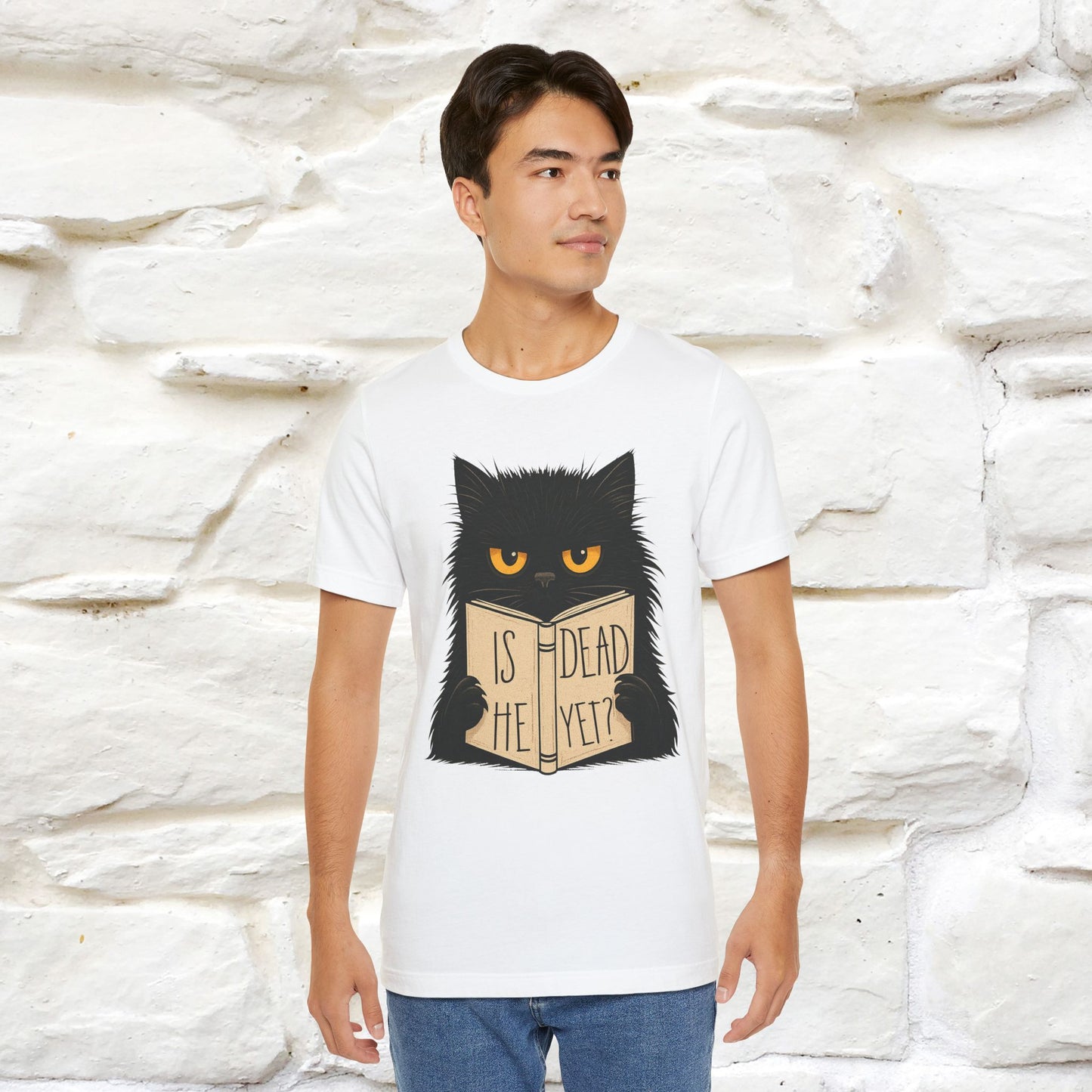 "Is He Dead Yet" |Cat T-Shirt | Nunu&Miao Studio