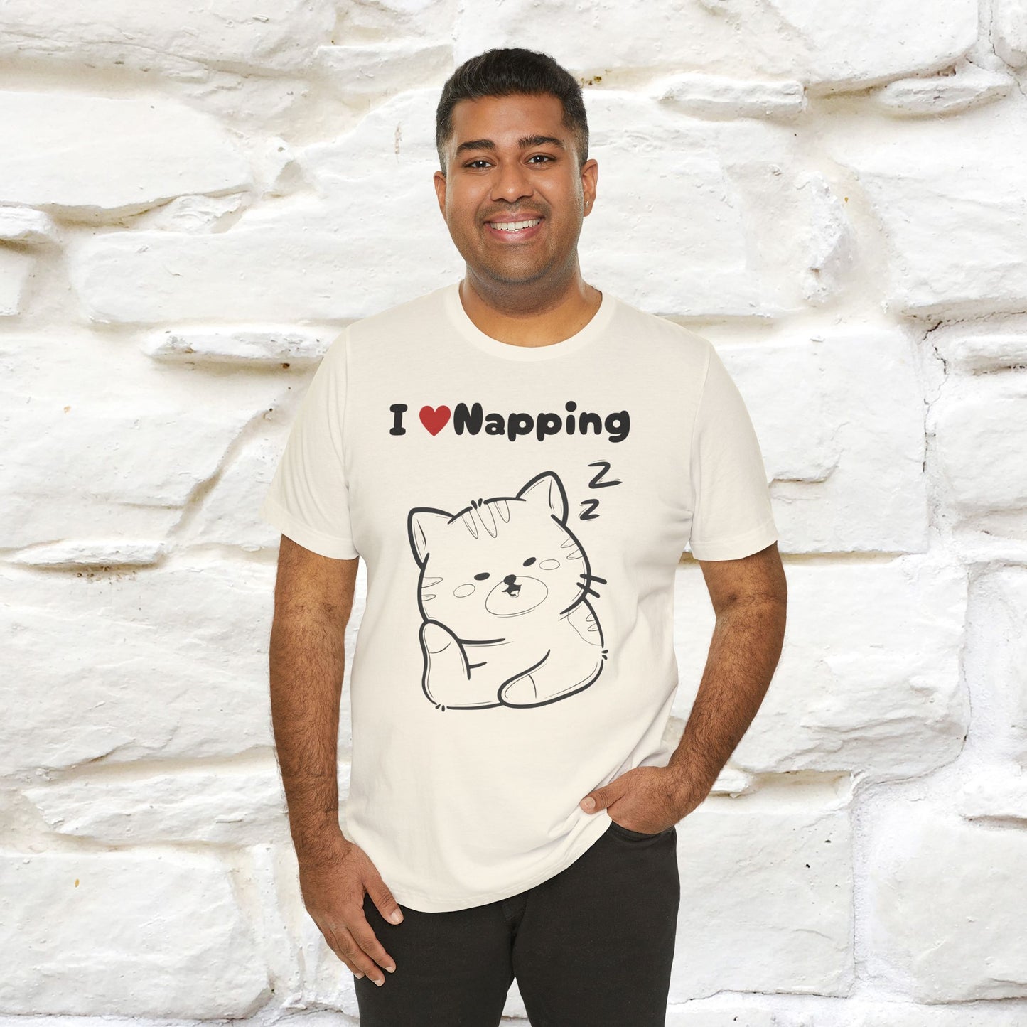 "I Love Napping" Cat T-Shirt for Men & Women | 100% Cotton* 🐾