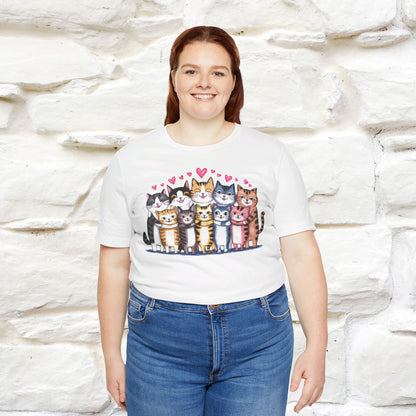 ''Cats Bring Us Together'' Cat T-shirt for Women 100% Cotton* - Nunu&Miao Studio