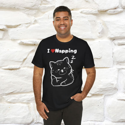 "I Love Napping" Cat T-Shirt for Men & Women | 100% Cotton* 🐾