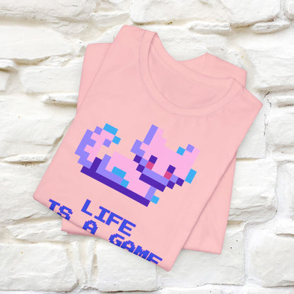 "Life Is A Game, I Am Just Here Fo The Cheat Code" Funny Cat T-Shirt for Men & Women | 100% Cotton*