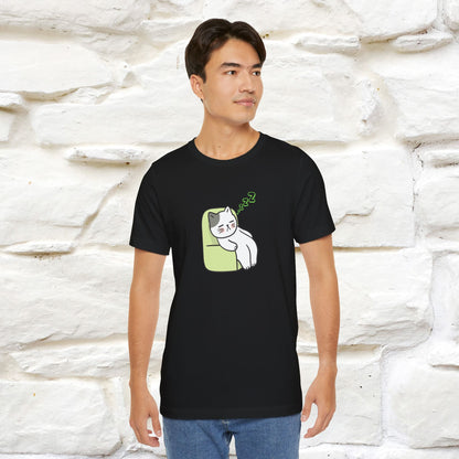 "Keep going… the couch isn’t going to nap on itself." Cat T-Shirt| Front & Back Design | Nunu&Miao Studio