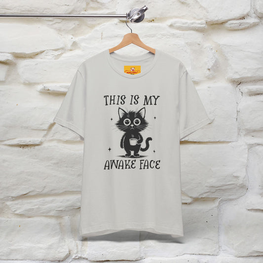 "This is My Awake Face" Cat T-Shirt | Funny Design | Nunu&Miao Studio