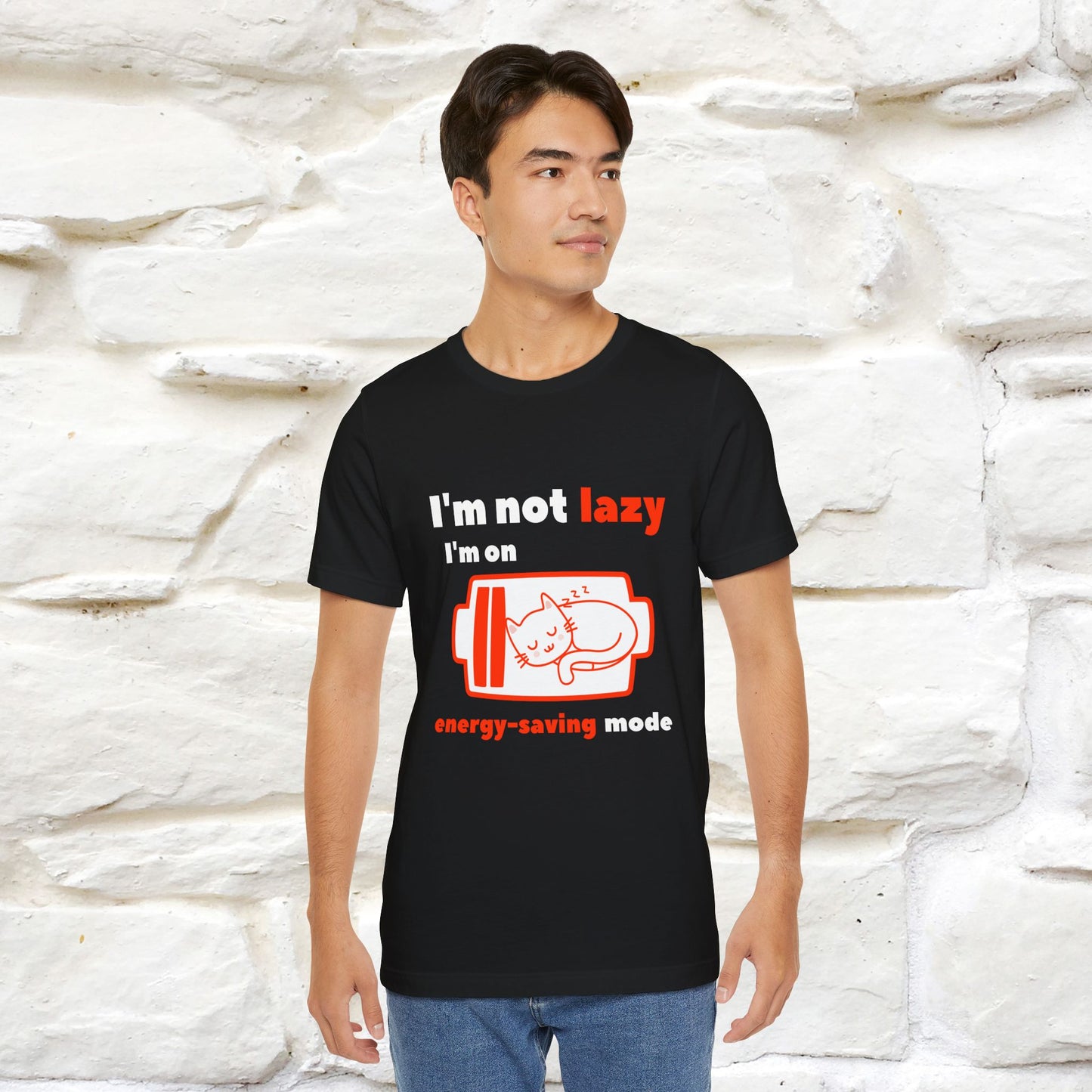 ''I am Not Lazy...'' Cat T-Shirt | Nunu&Miao Studio