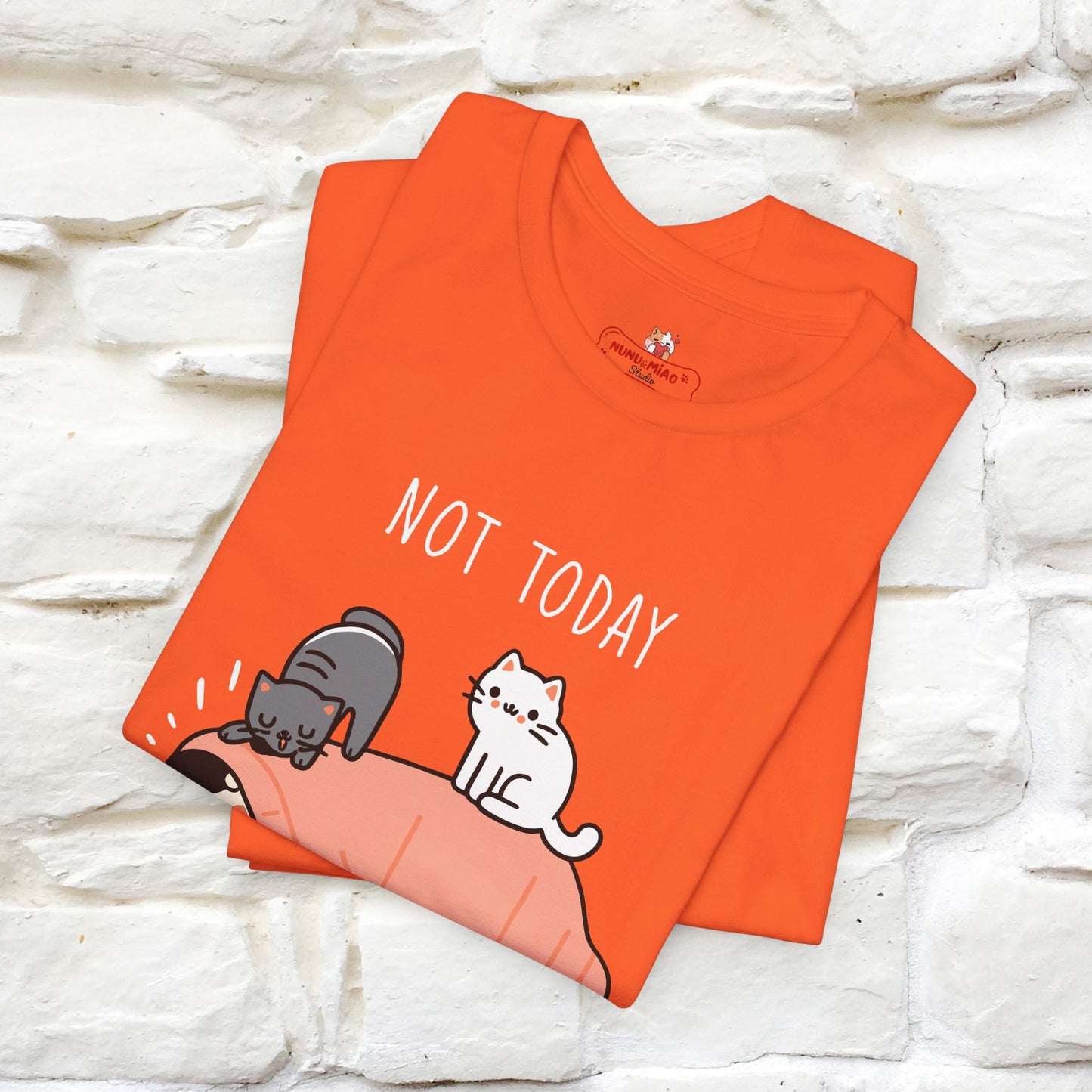 "Not Today" Cat T-shirt for Men & Women| 100% Cotton* 🐾