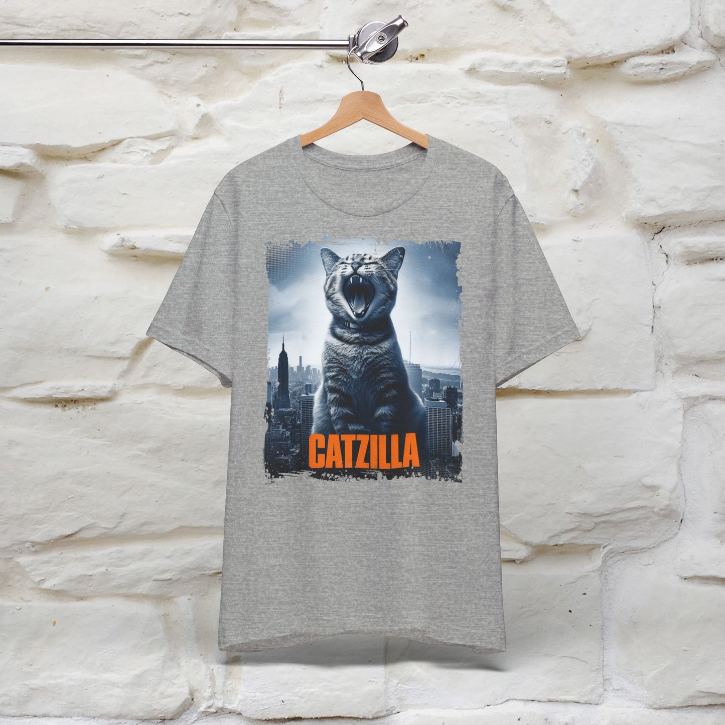 Catzilla T-Shirt | Fun Monster Cat Tee for Men & Women | 100% Cotton*