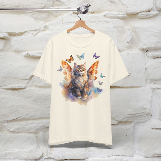 "Meow-velous Butterflies"  T-shirt for Women 100% Cotton* - Nunu&Miao Studio