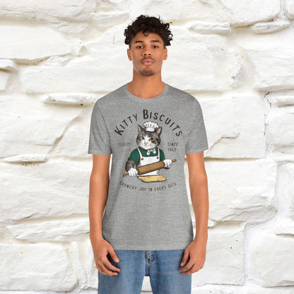 Kitty Biscuits Crunchy Joy T-Shirt | Cat Lover’s Delight for Men & Women | 100% Cotton*