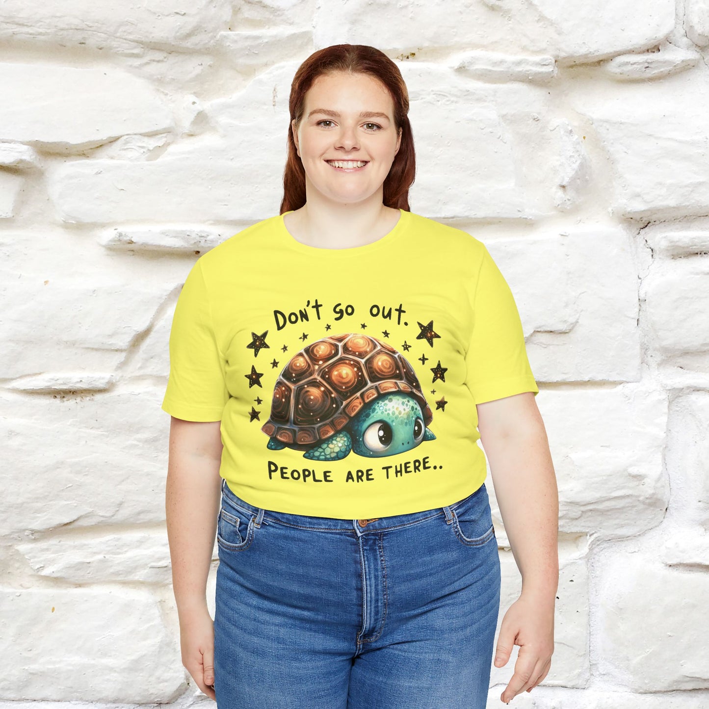 "Don't Go Out ..People Are There." |Funny T-Shirt | Nunu&Miao Studio
