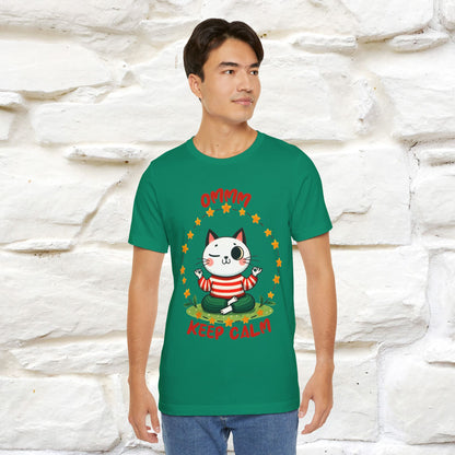 ''Ommm, Keep Calm'' Cat T-Shirt | Nunu&Miao Studio