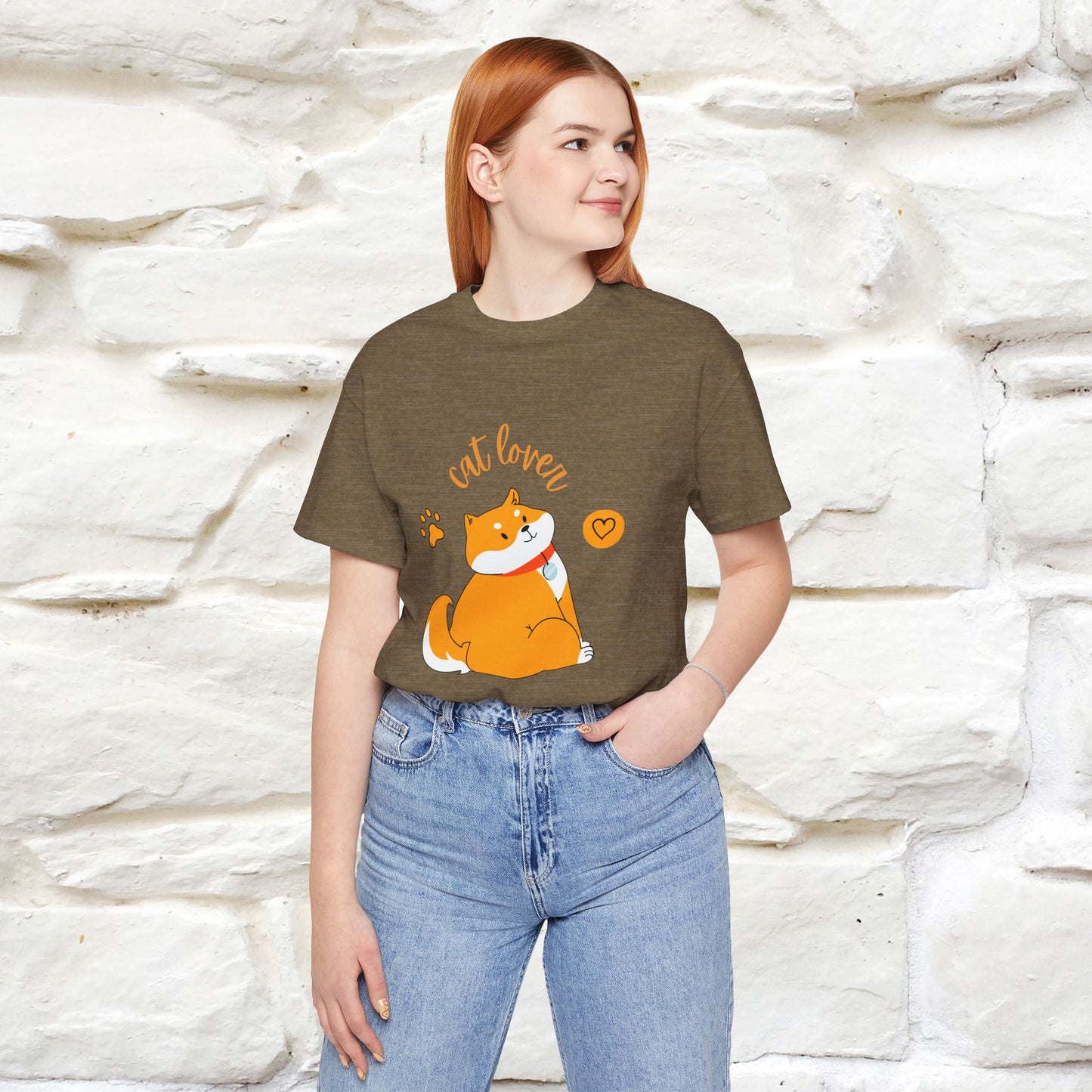 "Cat Lover" T-Shirt for Men & Women | 100% Cotton* | Purrfect Gift for Cat Enthusiasts