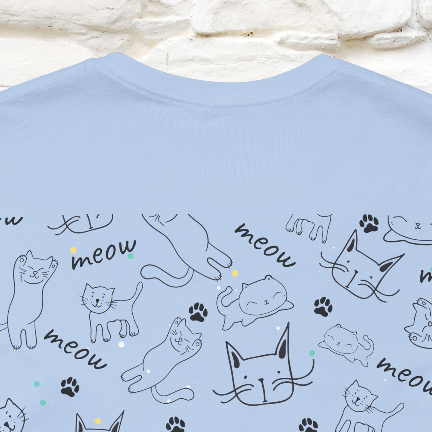 "Antidepressants" Cat T-Shirt | Front & Back Design | Nunu&Miao Studio