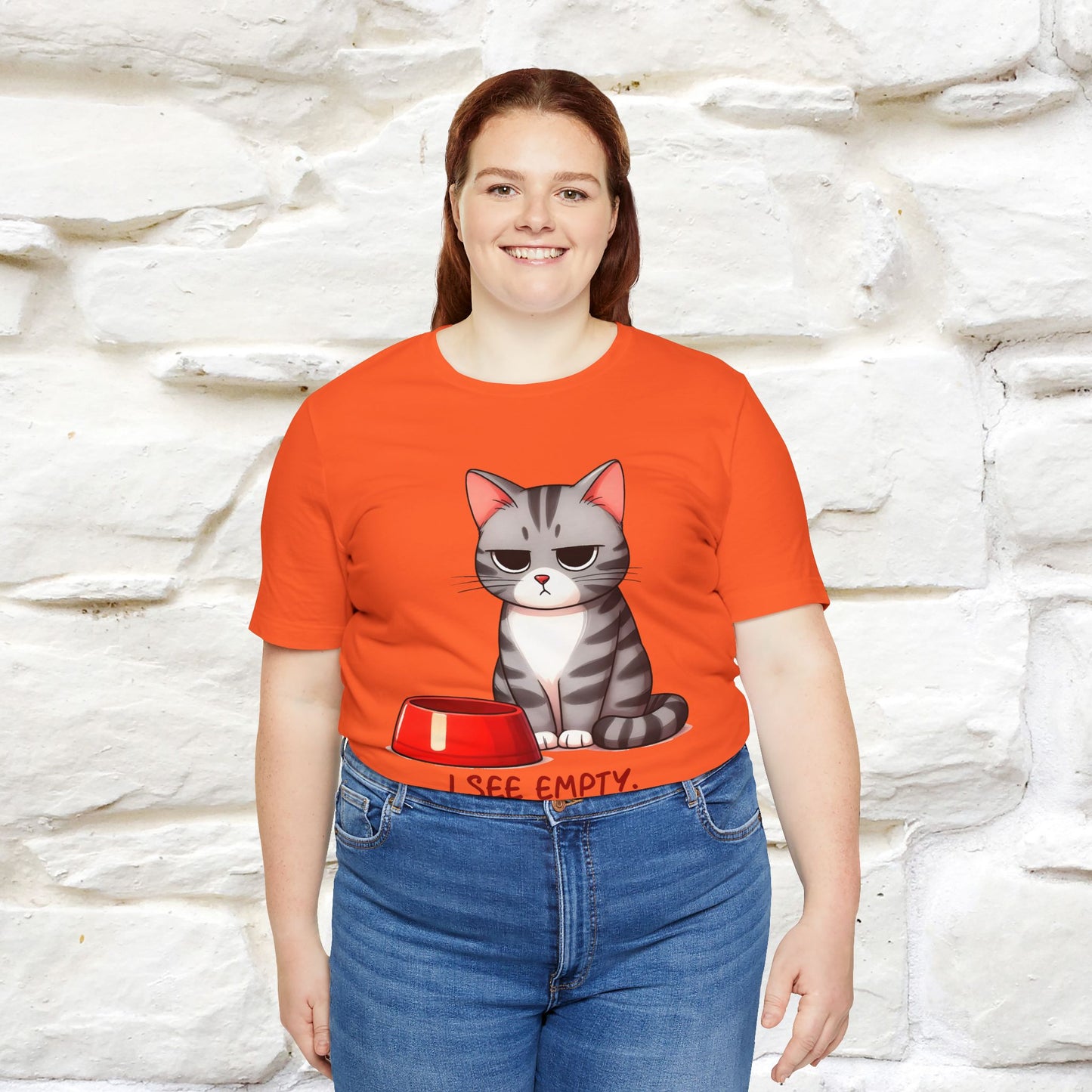 "I See Empty. What Do You See"  | Cat T-Shirt | Nunu&Miao Studio
