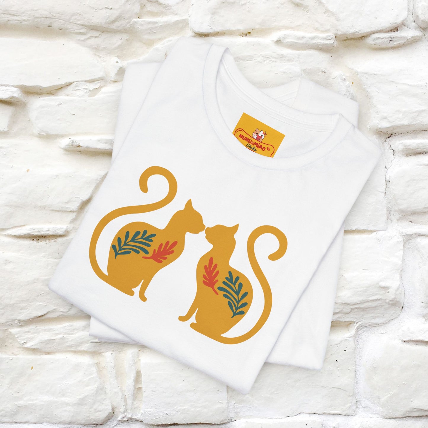 ''Power'' | Cat T-Shirt Front and Back Design | Nunu&Miao Studio