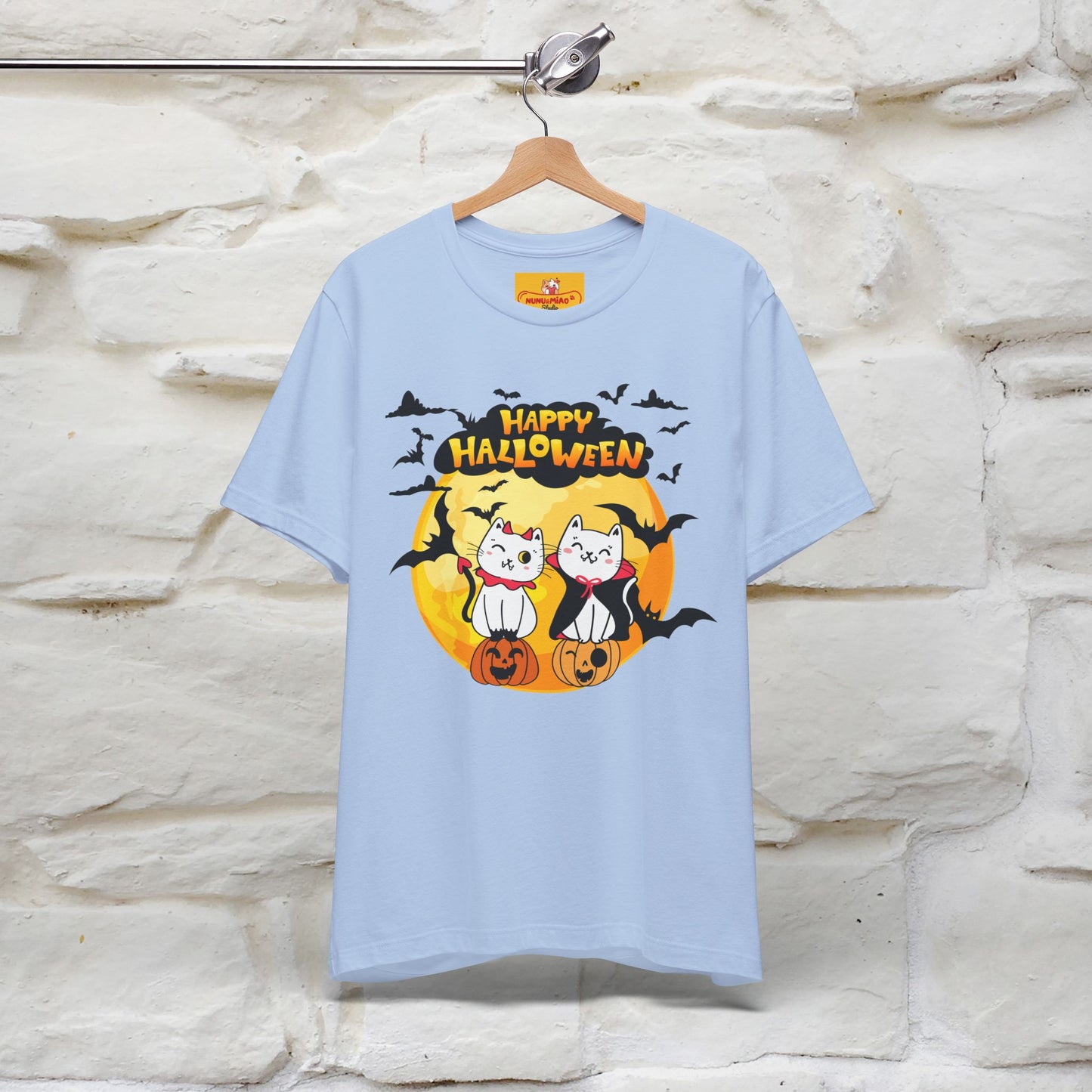 "Happy Halloween Cat Couple " Cat  T-shirt |Nunu&Miao Studio