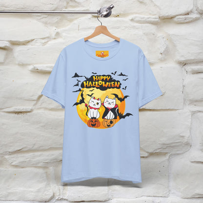 "Happy Halloween Cat Couple " Cat  T-shirt |Nunu&Miao Studio