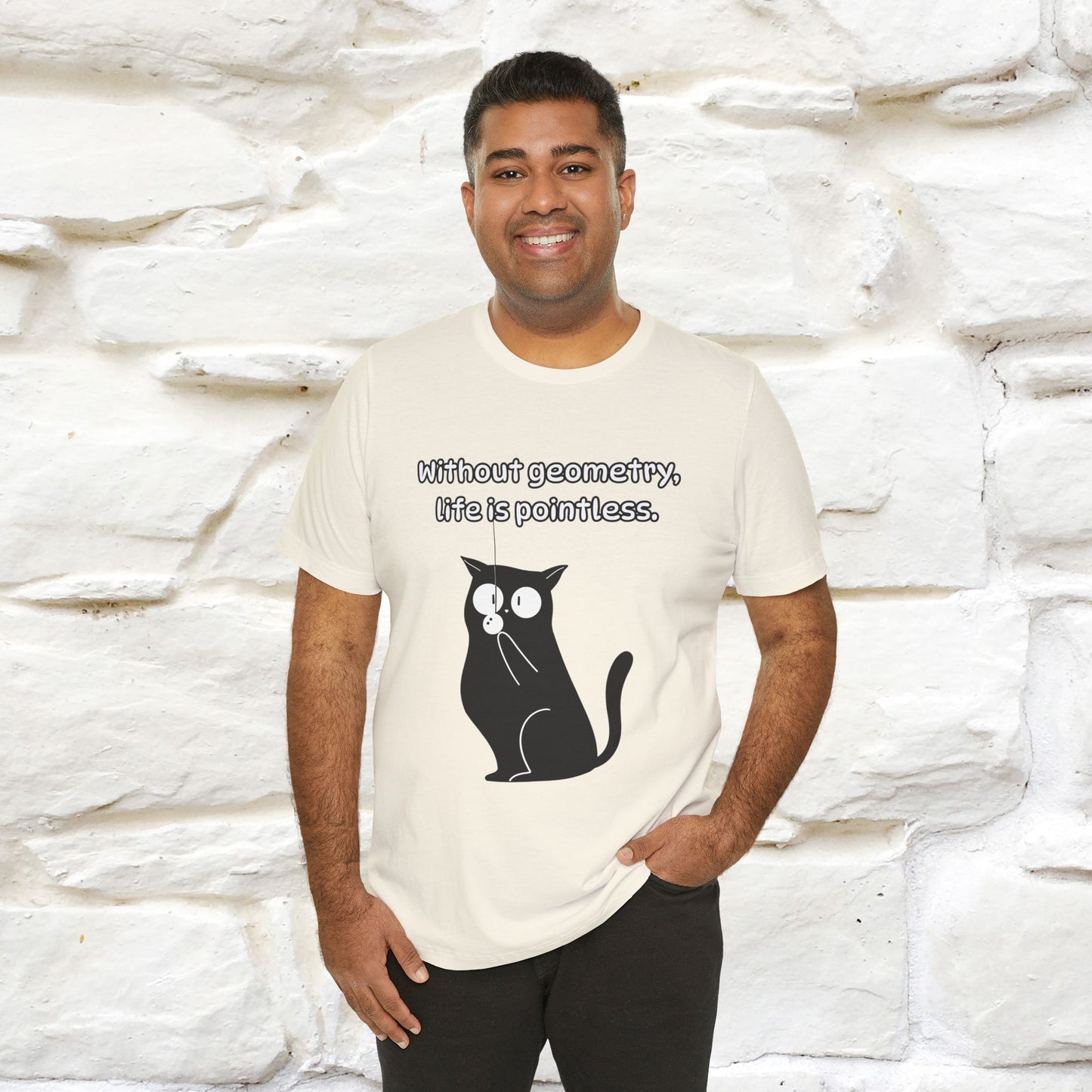 ''Without geometry, life is pointless.''| Funny T-Shirt | Nunu&Miao Studio