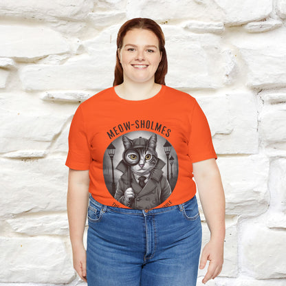 ''Meow-Sholmes: The Case of the Missing Kibble'' | Detective Cat Tee | Nunu&Miao Studio - Nunu&Miao Studio