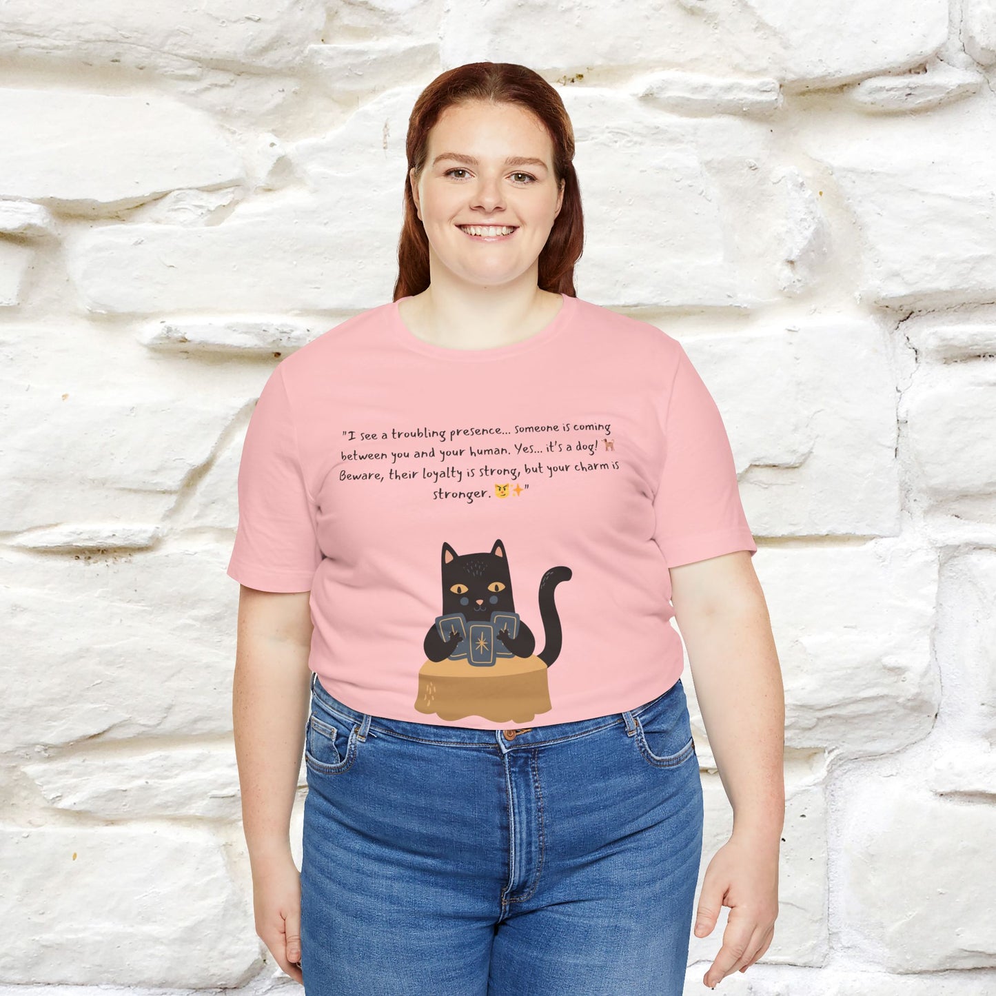 "The Cat's Tarot: Secrets Revealed" Cat T-Shirt for Men & Women | 100% Cotton*