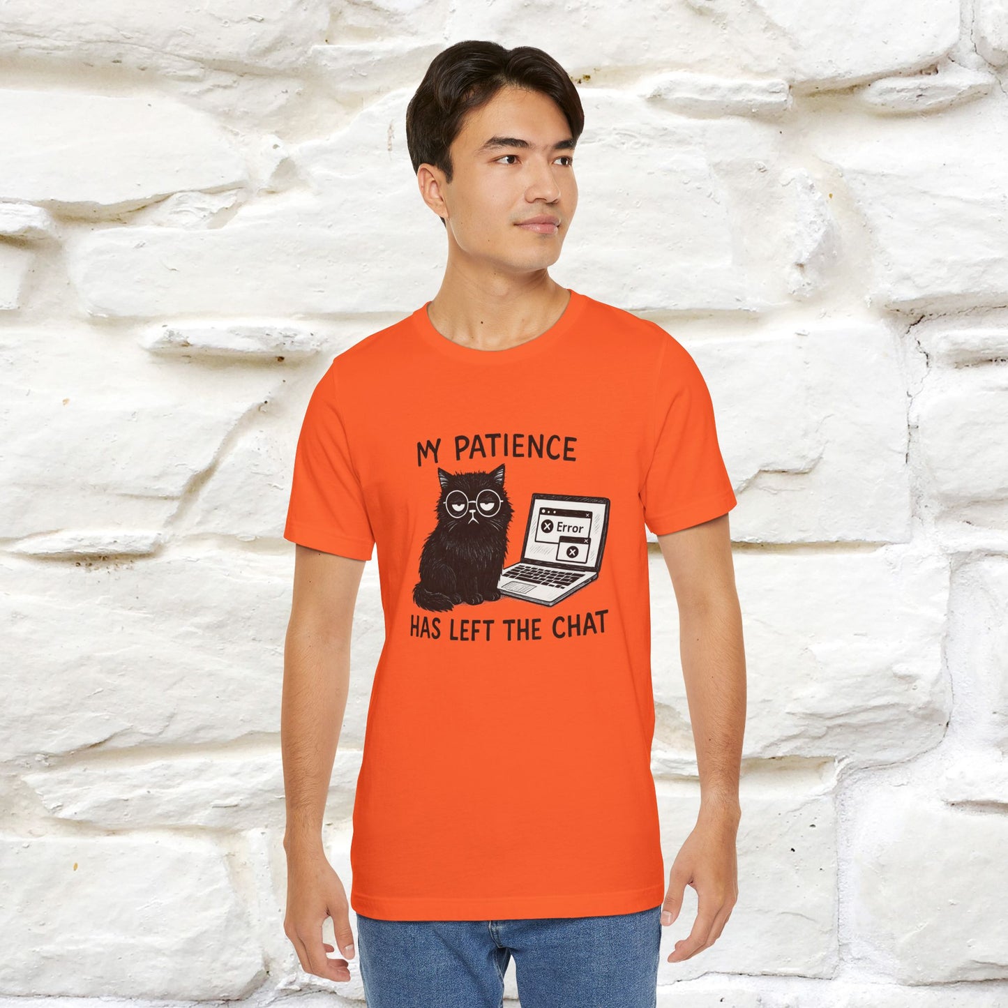 "My Patience Has Left The Chat" |Cat T-Shirt | Nunu&Miao Studio